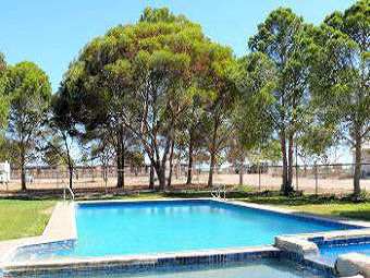 Campers are welcome to use the Caravan Park swimming pool.