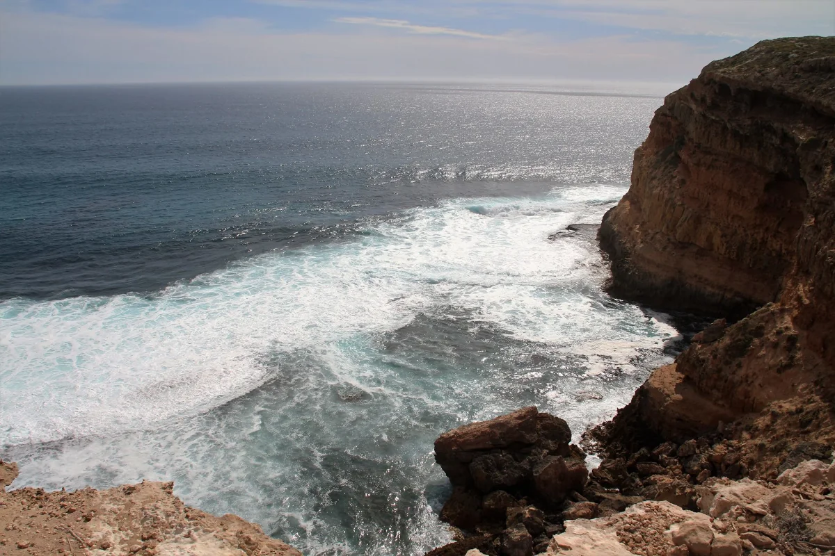 At the Head of the Great Australian Bight you will see the majestic Bunda Cliffs. Stretching 200 km towards the Western Australian Border, these 70 metre high cliffs struck explorer Edward John Eyre with their chilling beauty. From late May to early September the Head of Bight is also a nursery ground for Southern Right Whales. Visitors can also view an exhibition detailing the breeding behaviour and migratory habits of these rare Whales. If you are crossing the Nullarbor, the Head of Bight is a must see that also presents a great photo opportunity. The Head of Bight is located about 300 km west of Ceduna and 20 km south east of Nullarbor Roadhouse.